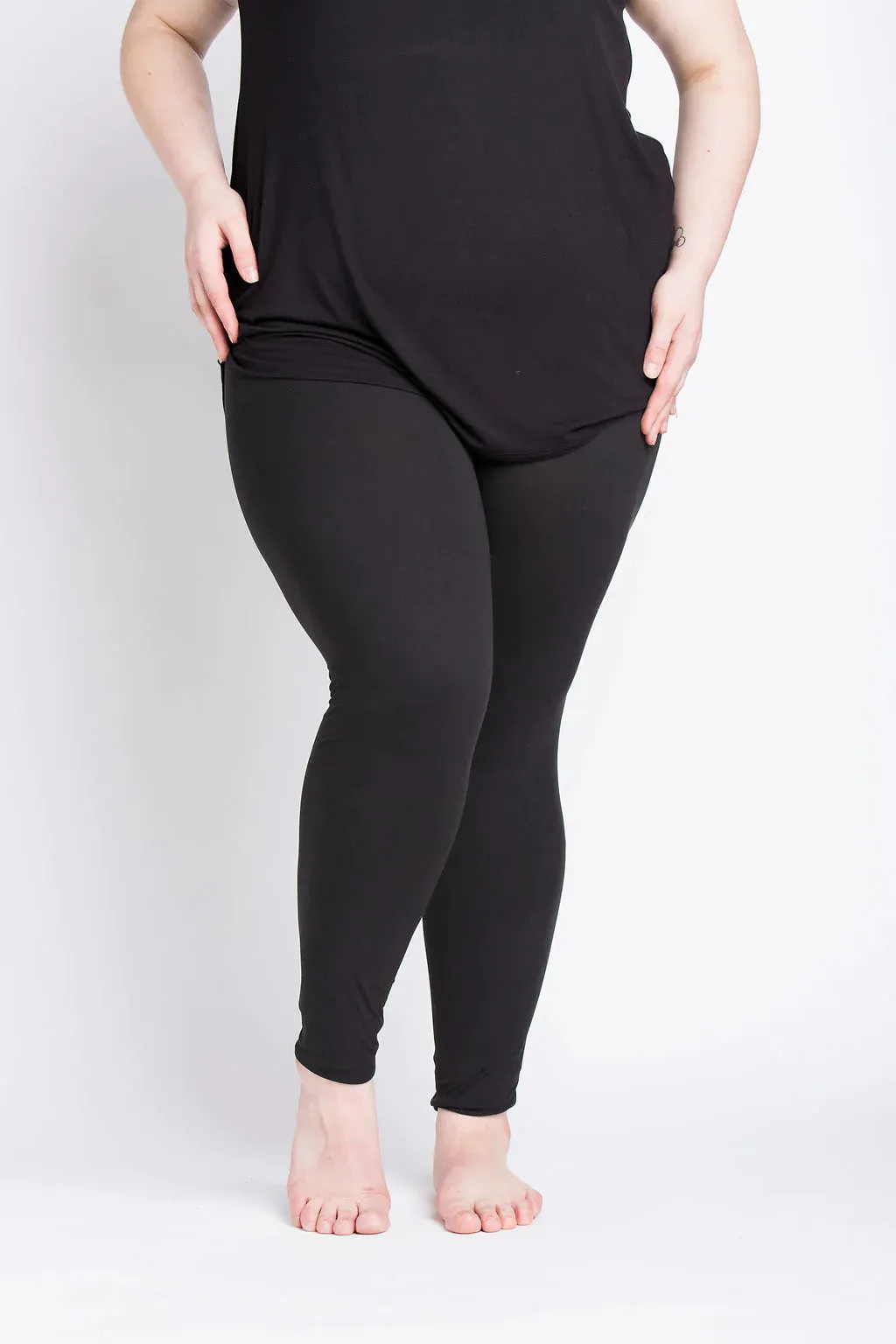 10-Pack Black Leggings Bundle - Plus (3X - 5X)