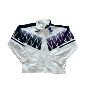 1994 White Diadora Italy Jacket - Large