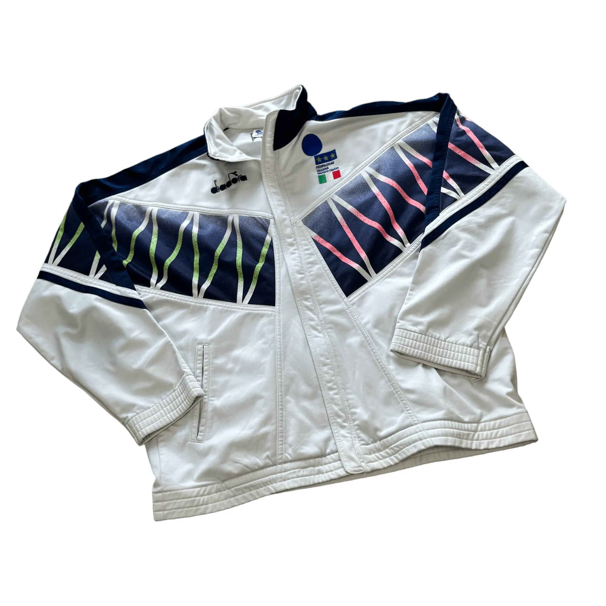 1994 White Diadora Italy Jacket - Large