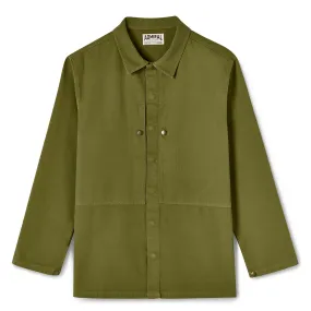 ADMIRAL SPORTING GOODS Deacon Herringbone Overshirt - Hone Green