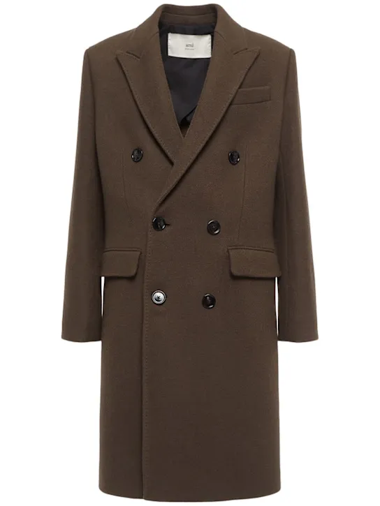 AMI Paris Double breasted wool coat