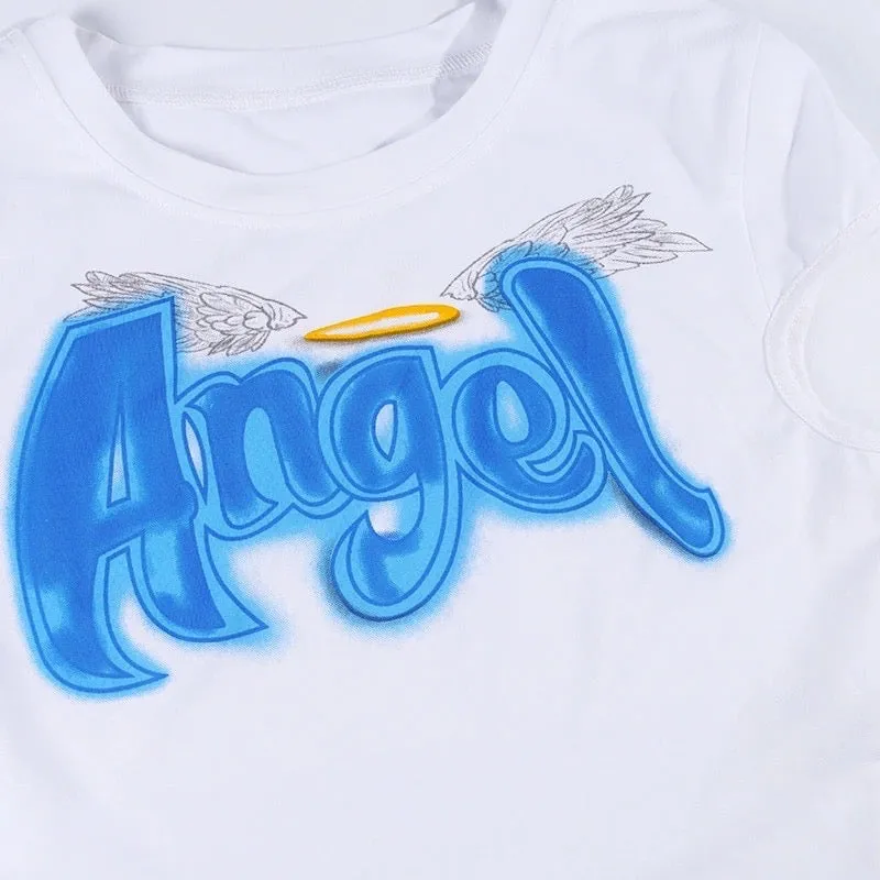 Angel Cropped Tee