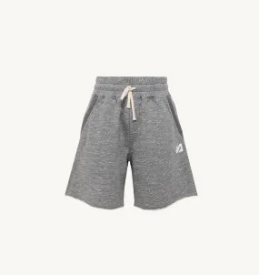 AUTRY APPAREL MANSHORTS IN GRAY COTTON