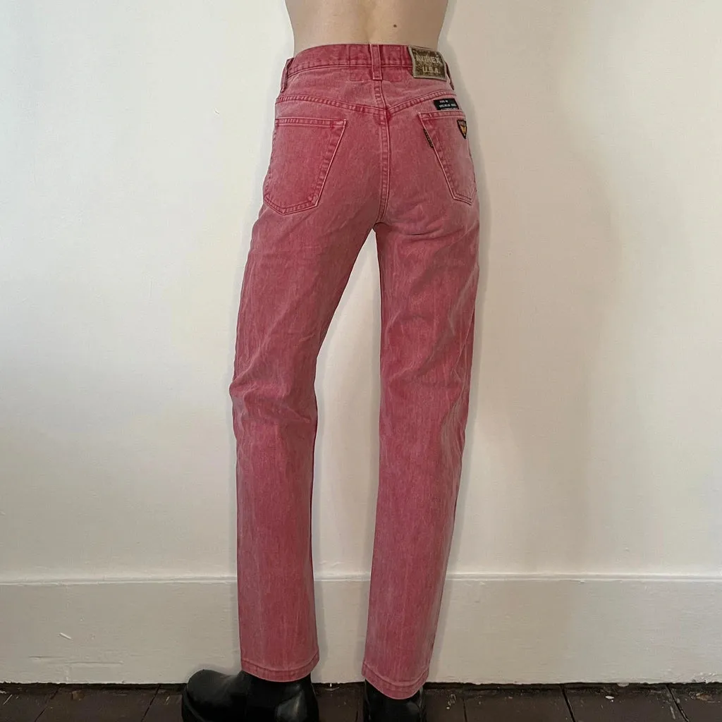 Avirex Jeans - 24W UK 4 Red Cotton