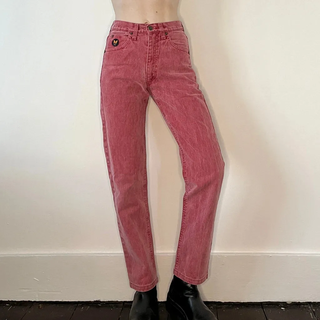 Avirex Jeans - 24W UK 4 Red Cotton