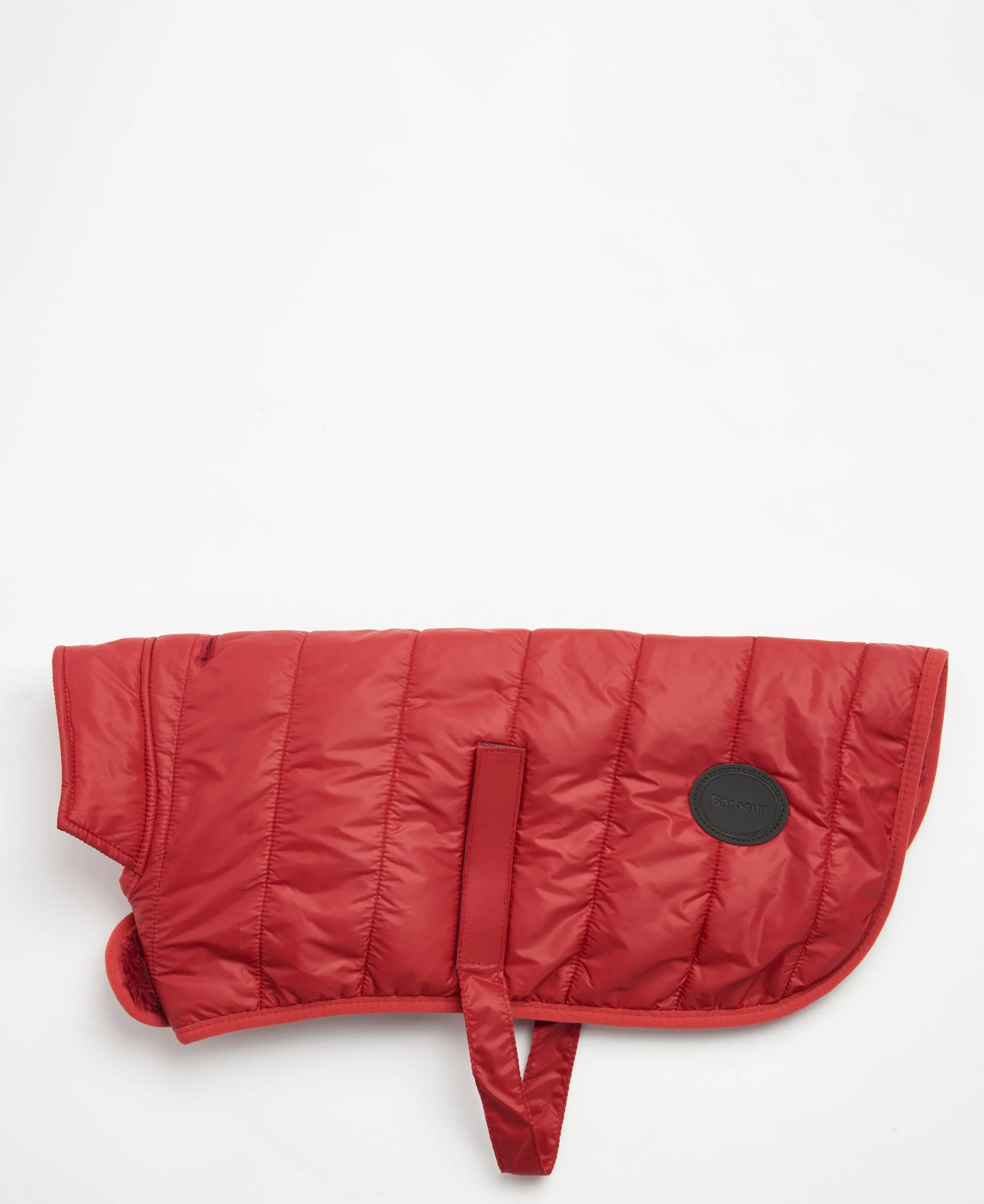 Baffle Quilted Dog Coat Wine