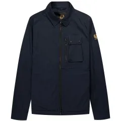 Belstaff  Cotton Gabardine Rail Overshirt Dark Ink