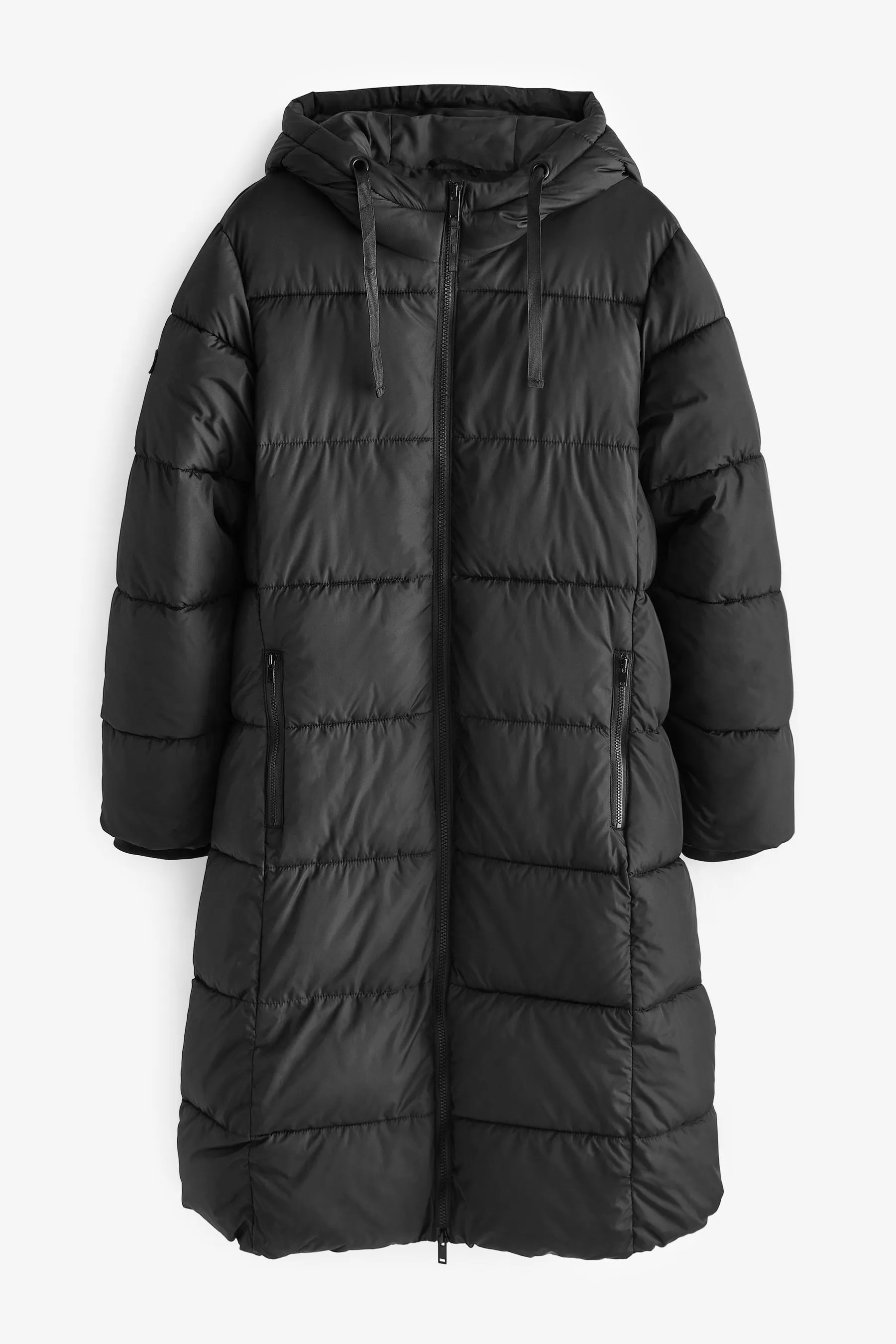 Black Long Puffer Coat