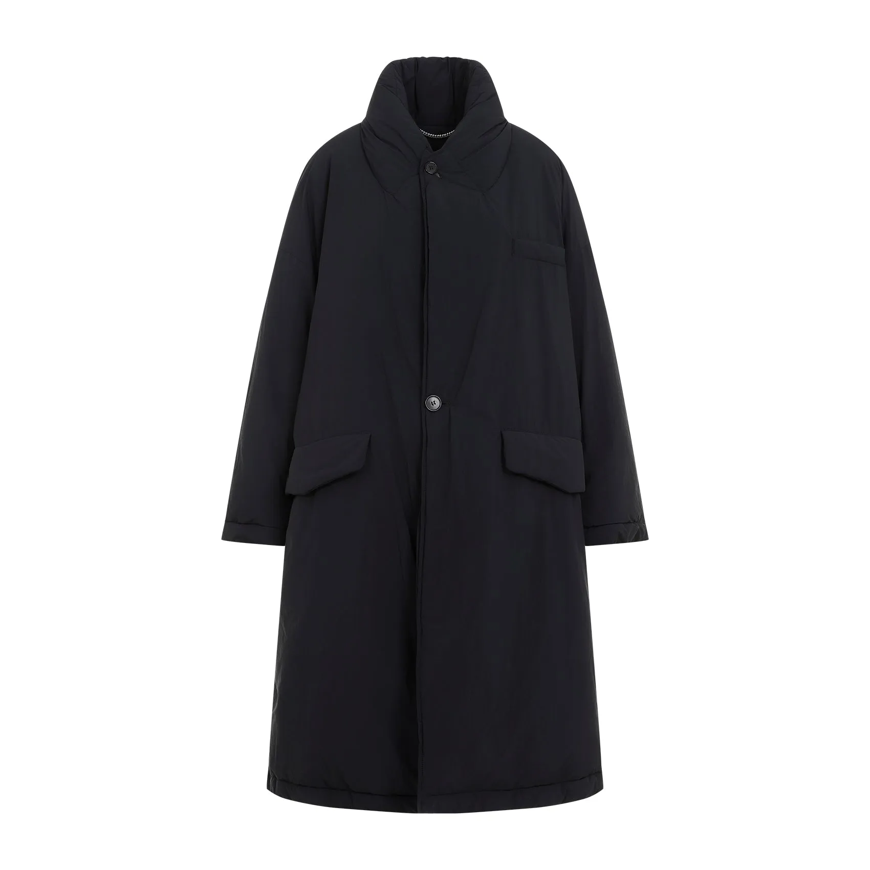 Black Polyamide Coat