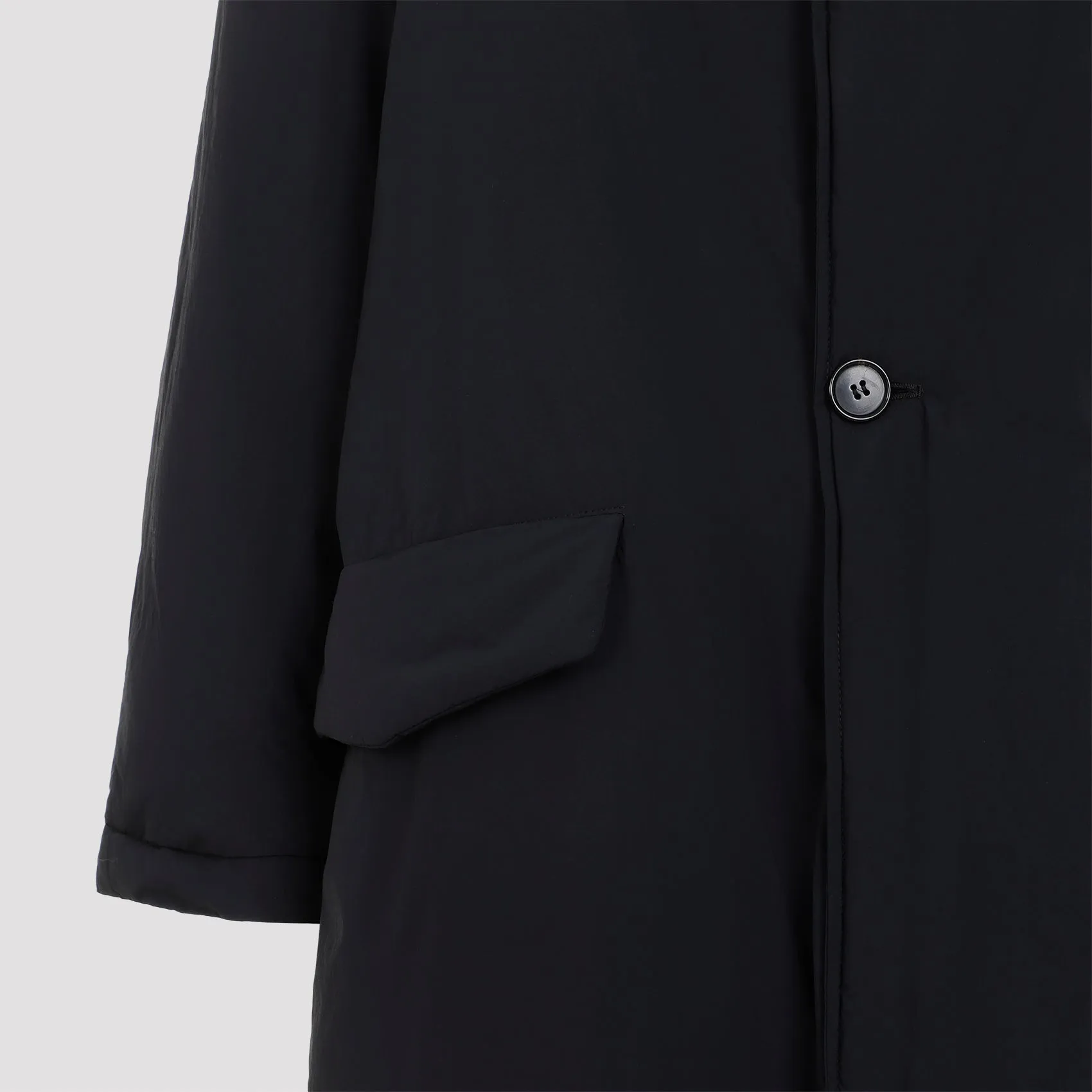 Black Polyamide Coat