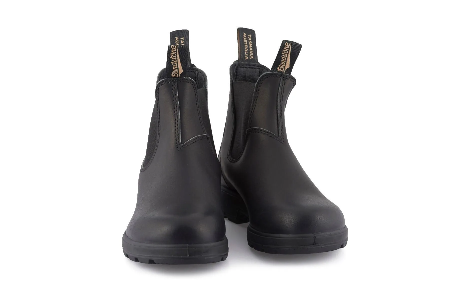 Blundstone #510 Black Leather Chelsea Boot with Cream