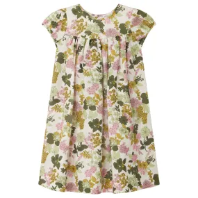 Bonpoint Child Arletty Dress Ecru Cream Floral Print