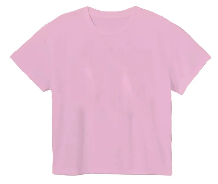 Boxy Tee- Light Pink