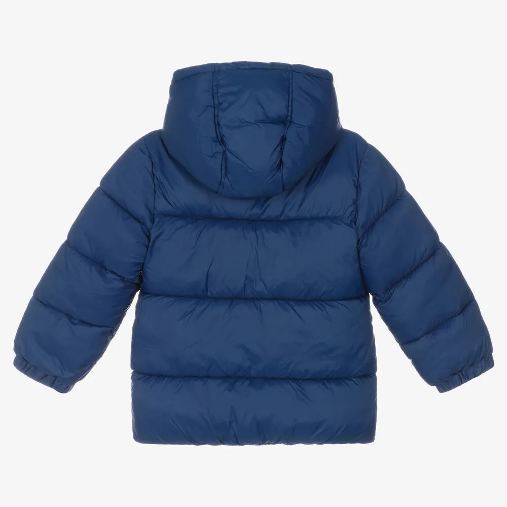 Boys Blue Puffer Coat