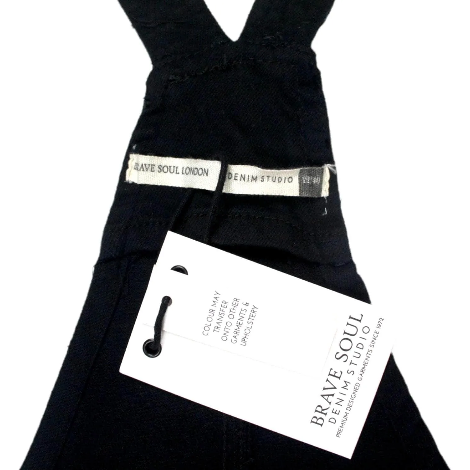 Brave Soul Black Jeans Style Pinafore