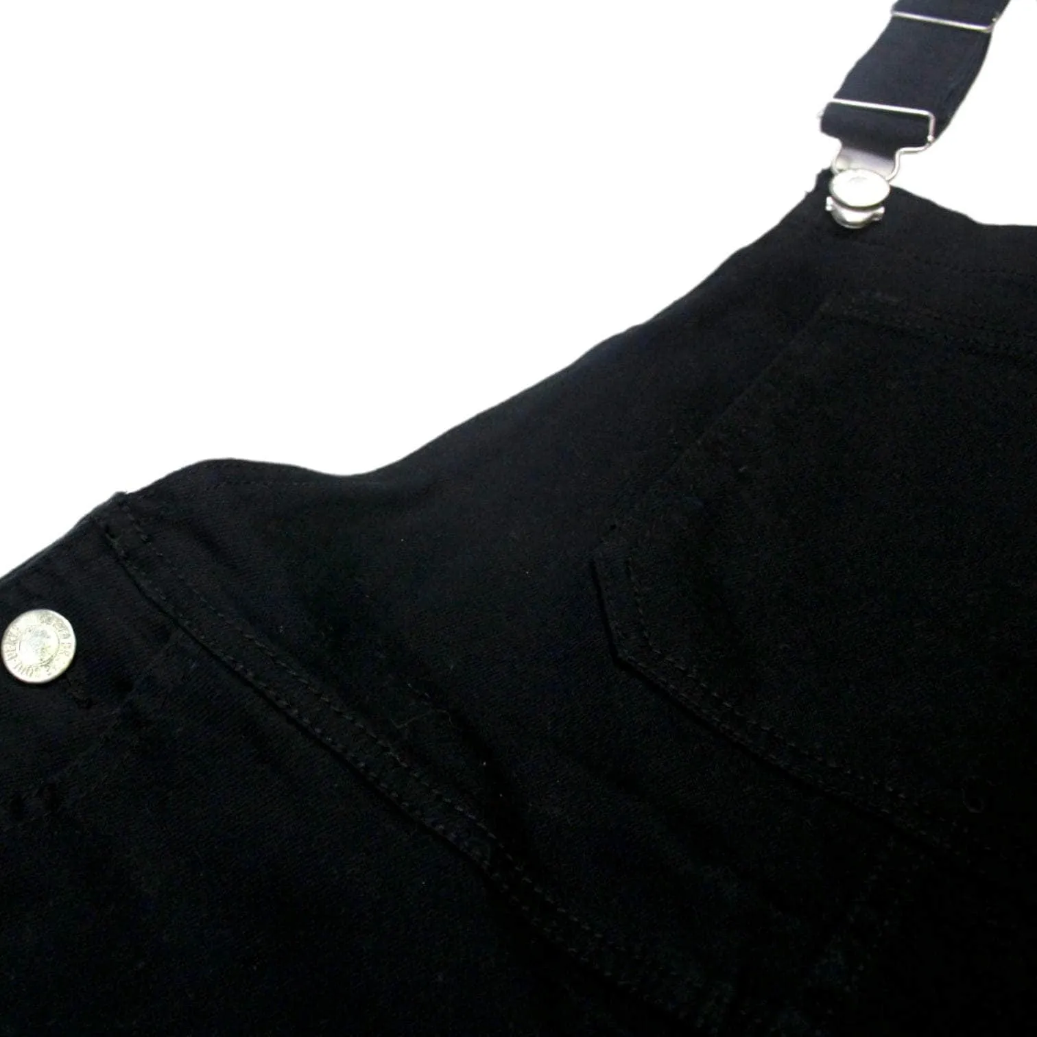 Brave Soul Black Jeans Style Pinafore