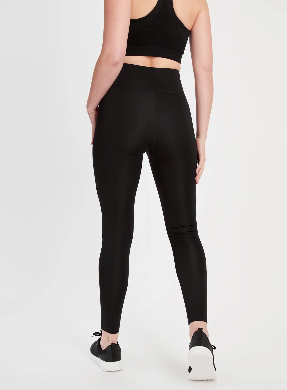 Buy Active Plain Black Leggings  L | Leggings | Tu