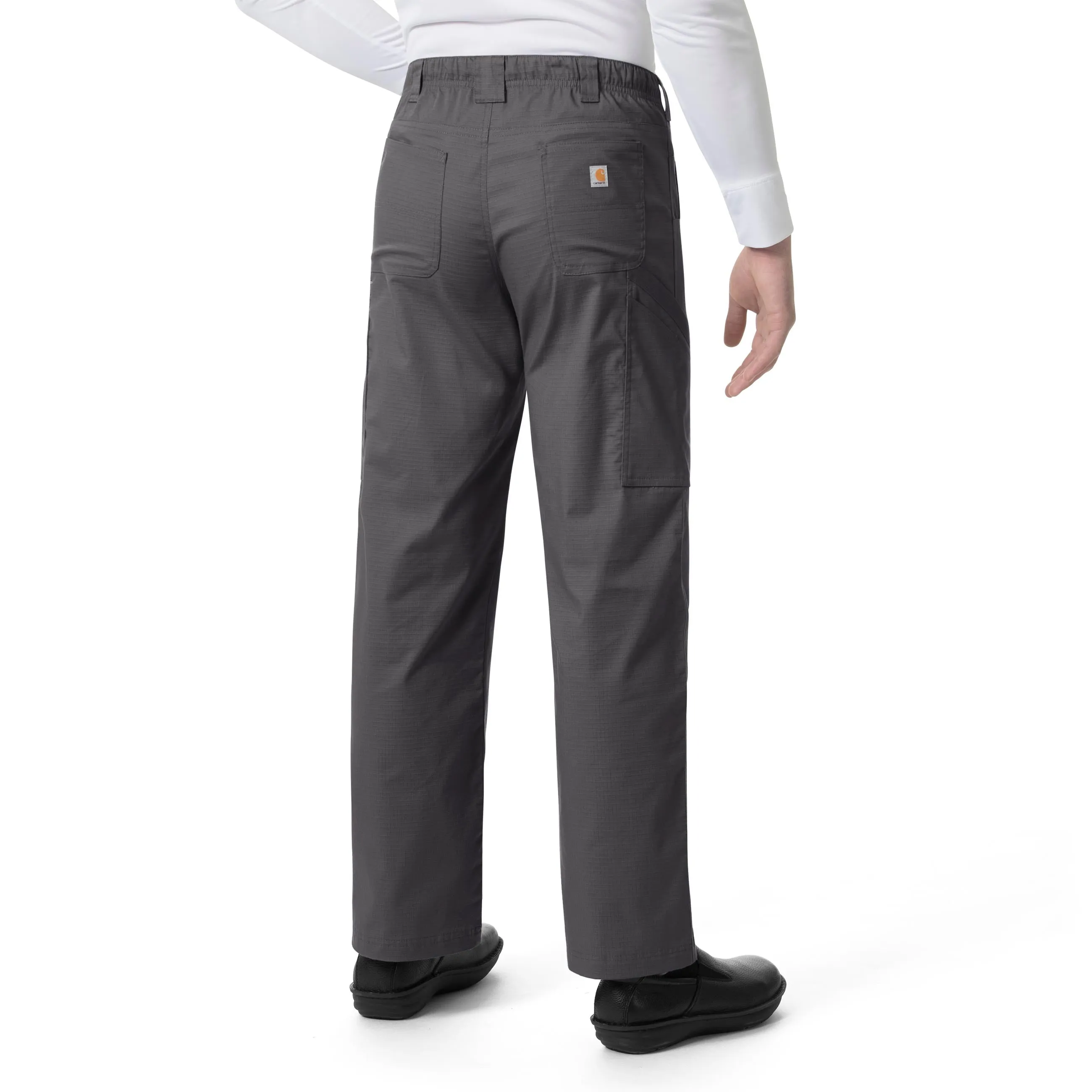 Carhartt Rugged Flex Ripstop Men’s Straight Leg Cargo Scrub Pant - Dark Pewter