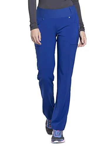 Cherokee CK002 iflex Women's Mid Rise Straight Leg Pull-On Scrub Pant