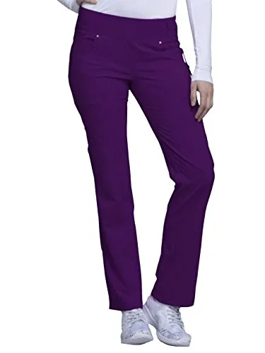 Cherokee CK002 iflex Women's Mid Rise Straight Leg Pull-On Scrub Pant