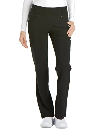 Cherokee CK002 iflex Women's Mid Rise Straight Leg Pull-On Scrub Pant