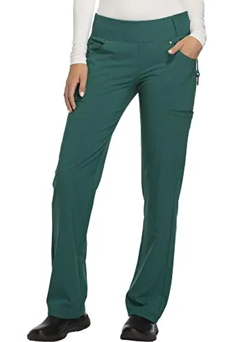 Cherokee CK002 iflex Women's Mid Rise Straight Leg Pull-On Scrub Pant