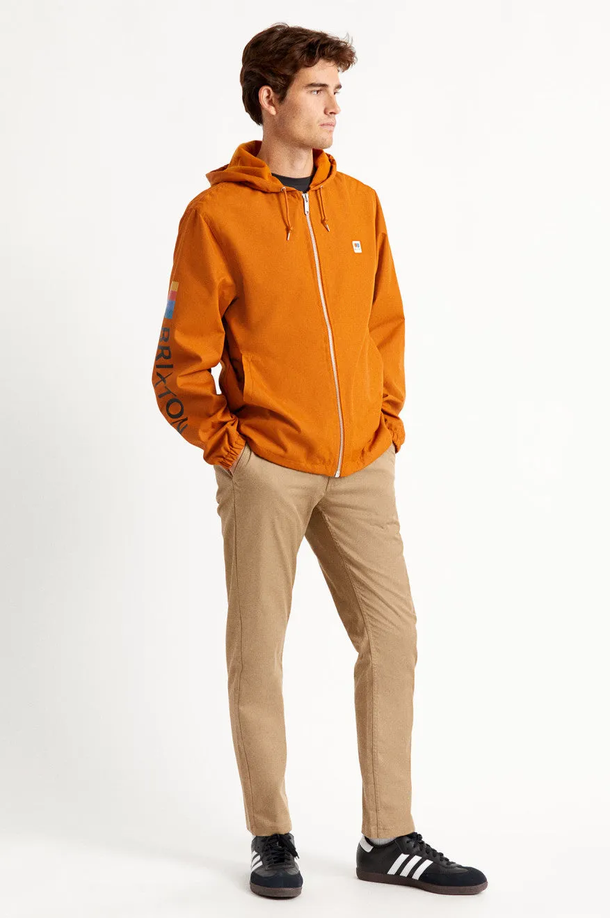 Claxton Alton Zip Hood Jacket - Caramel