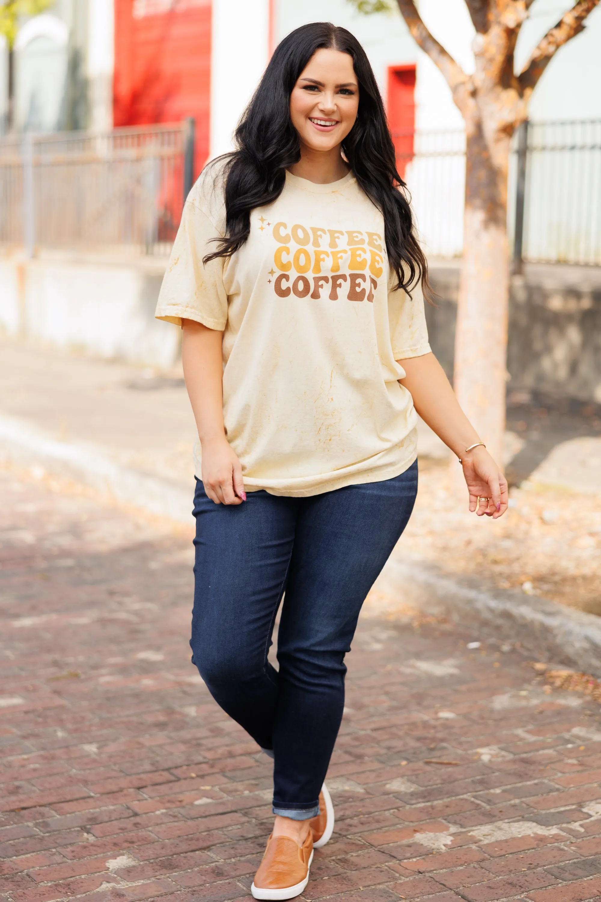 Comfort Colors: Triple Shot Espresso Tee, Citrine