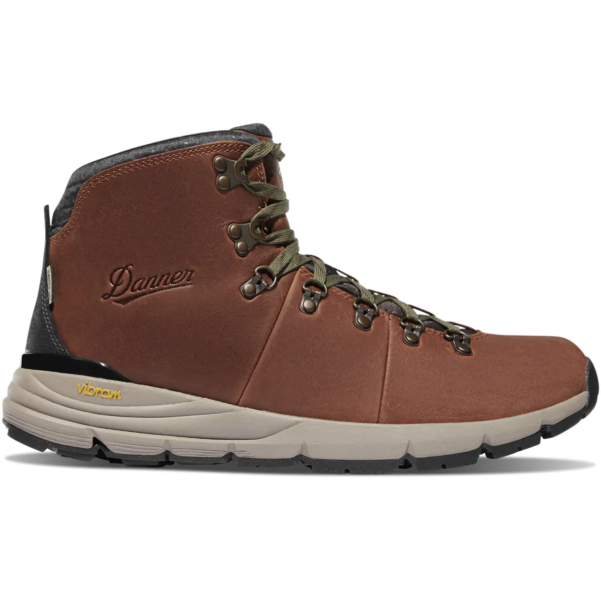 Danner Mens Mountain 600 Gore-Tex Lined Hiking Boot- Walnut Oiled Leather