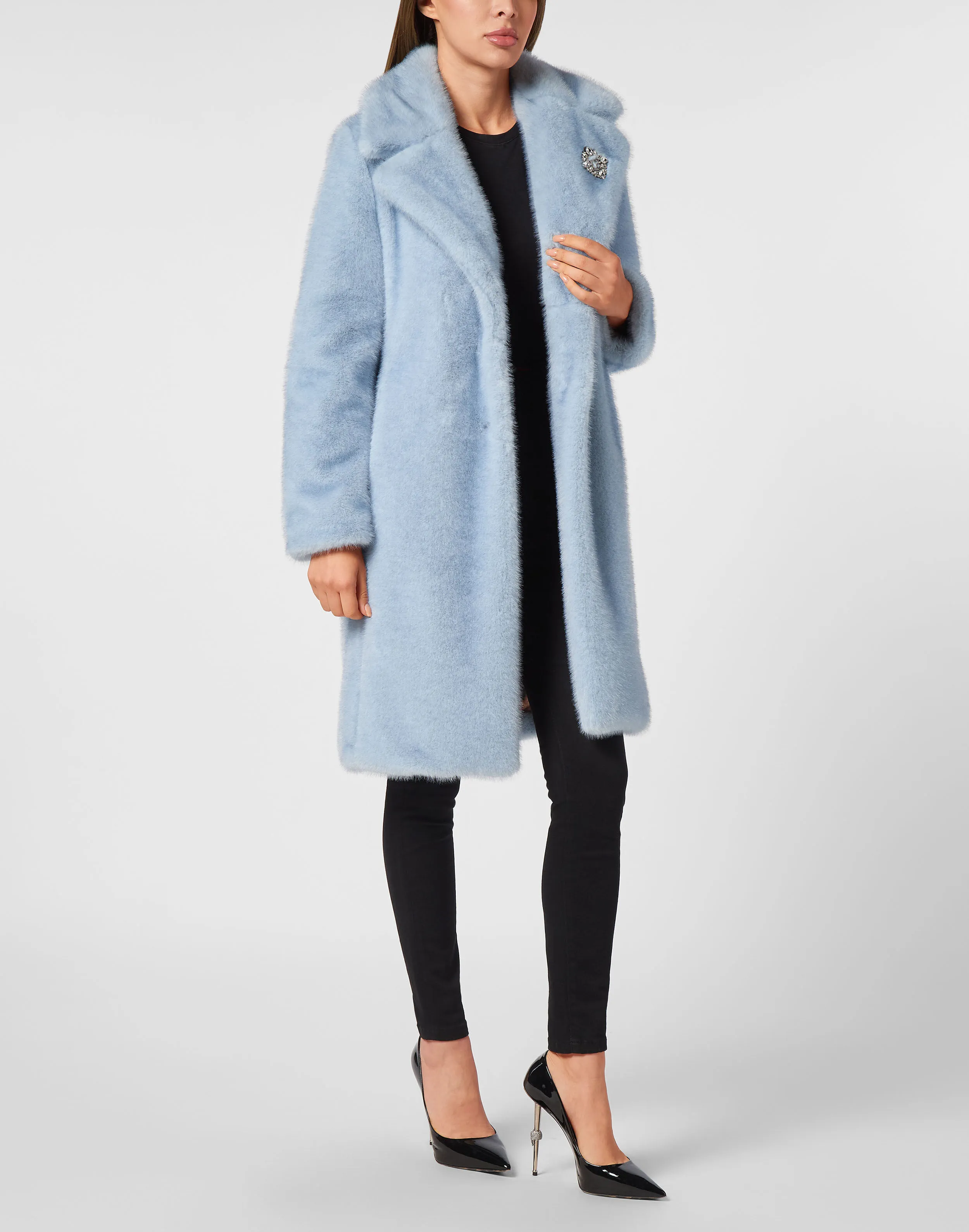 Eco Mink Long Coat