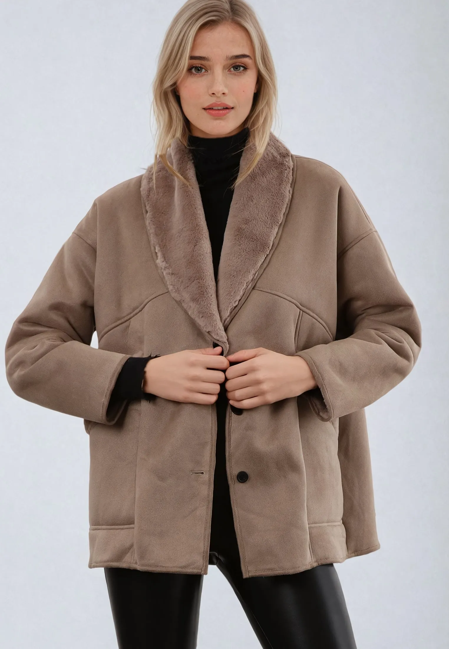 ELEMENT COAT TAUPE