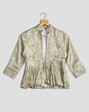 Ethnic Frill Jacket For Women