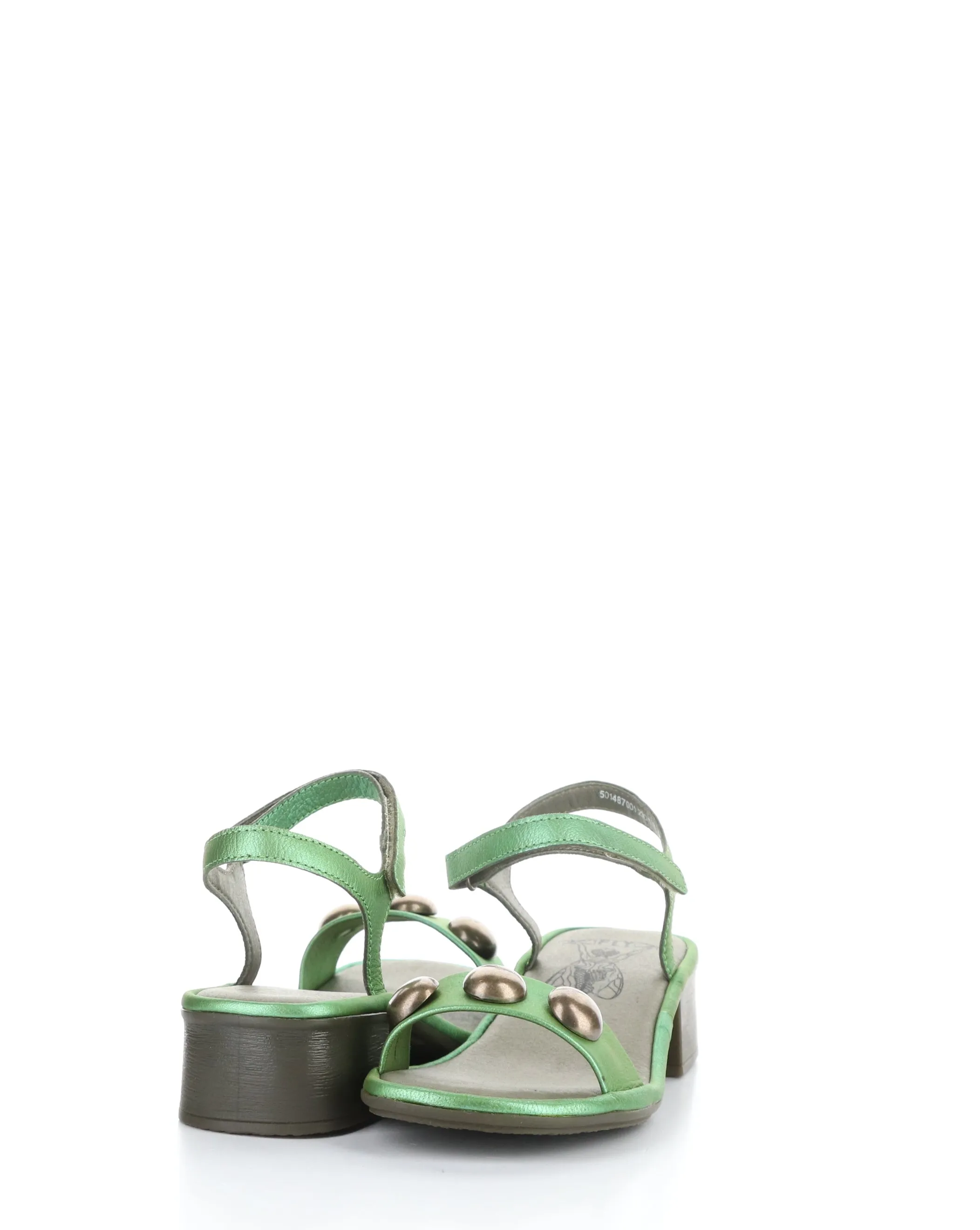 EXIE487FLY 001 GREEN Velcro Sandals