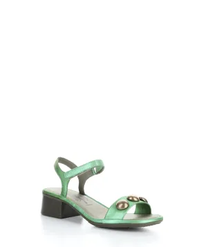 EXIE487FLY 001 GREEN Velcro Sandals