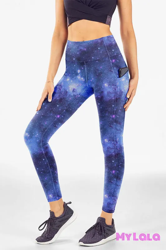 Extra Curvy Pocketed Legging 20-26 (Starry Night Sky)