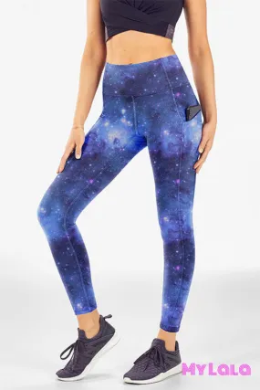 Extra Curvy Pocketed Legging 20-26 (Starry Night Sky)