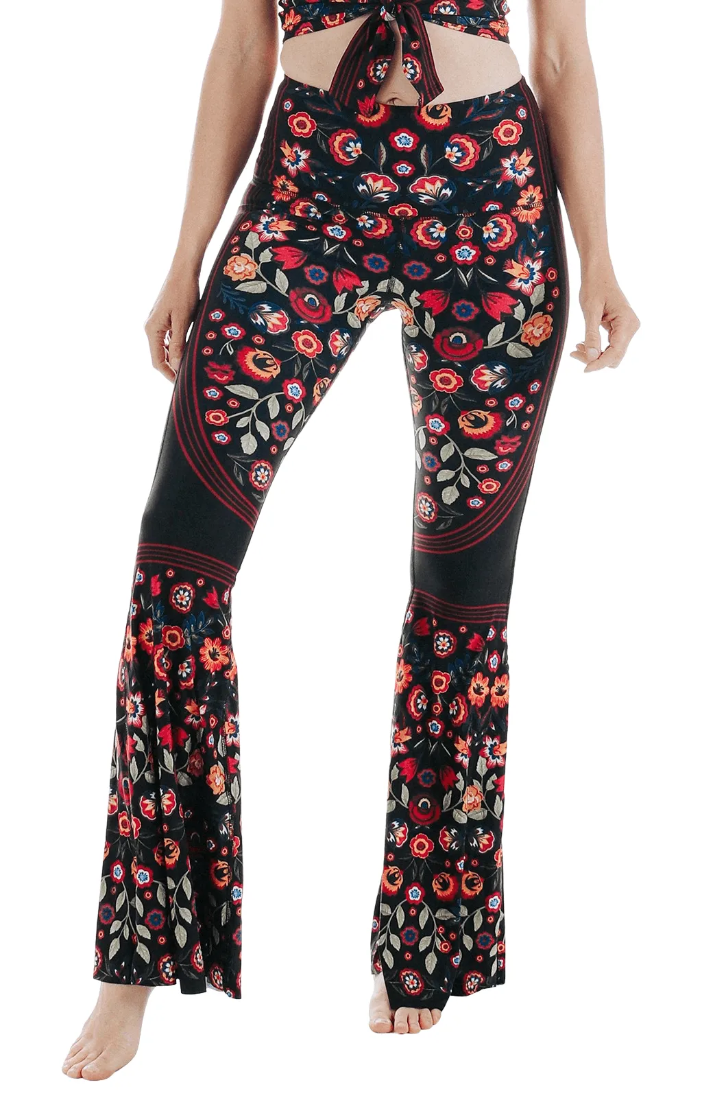 Folklore Printed Bell Bottoms