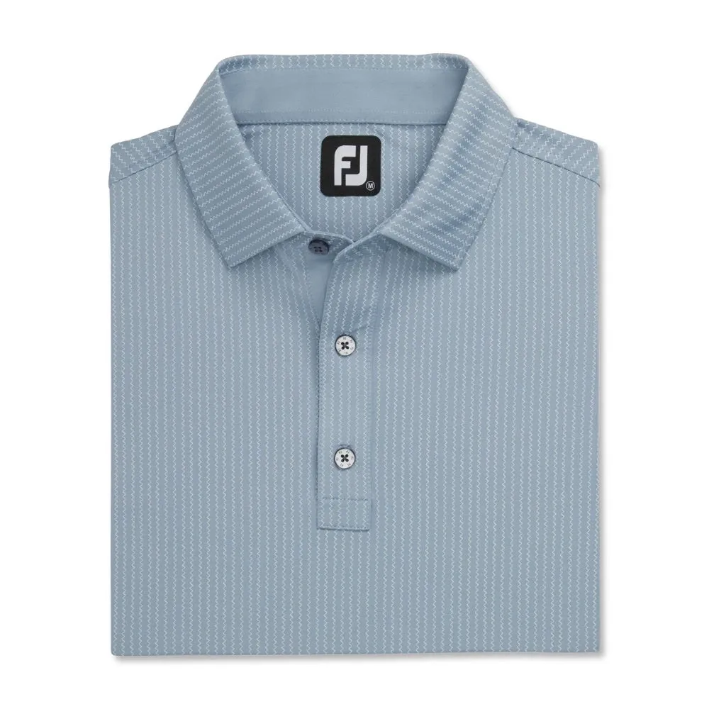 Footjoy ZigZag Print Lisle Polo (Previous Season Style)