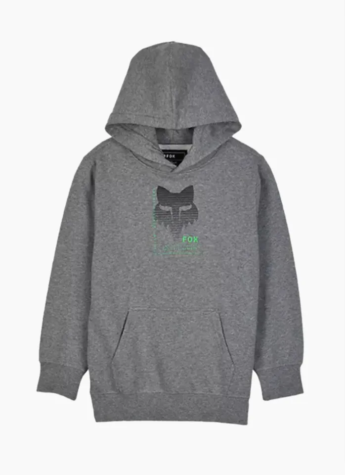 Fox Youth Dispute Fleece Pullover Hoody - Heather Graphite