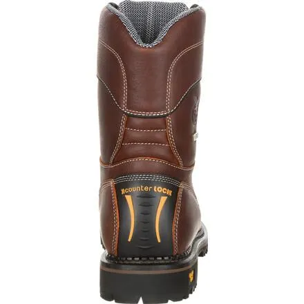 Georgia Boot AMP LT Logger Low Heel Waterproof Work Boot