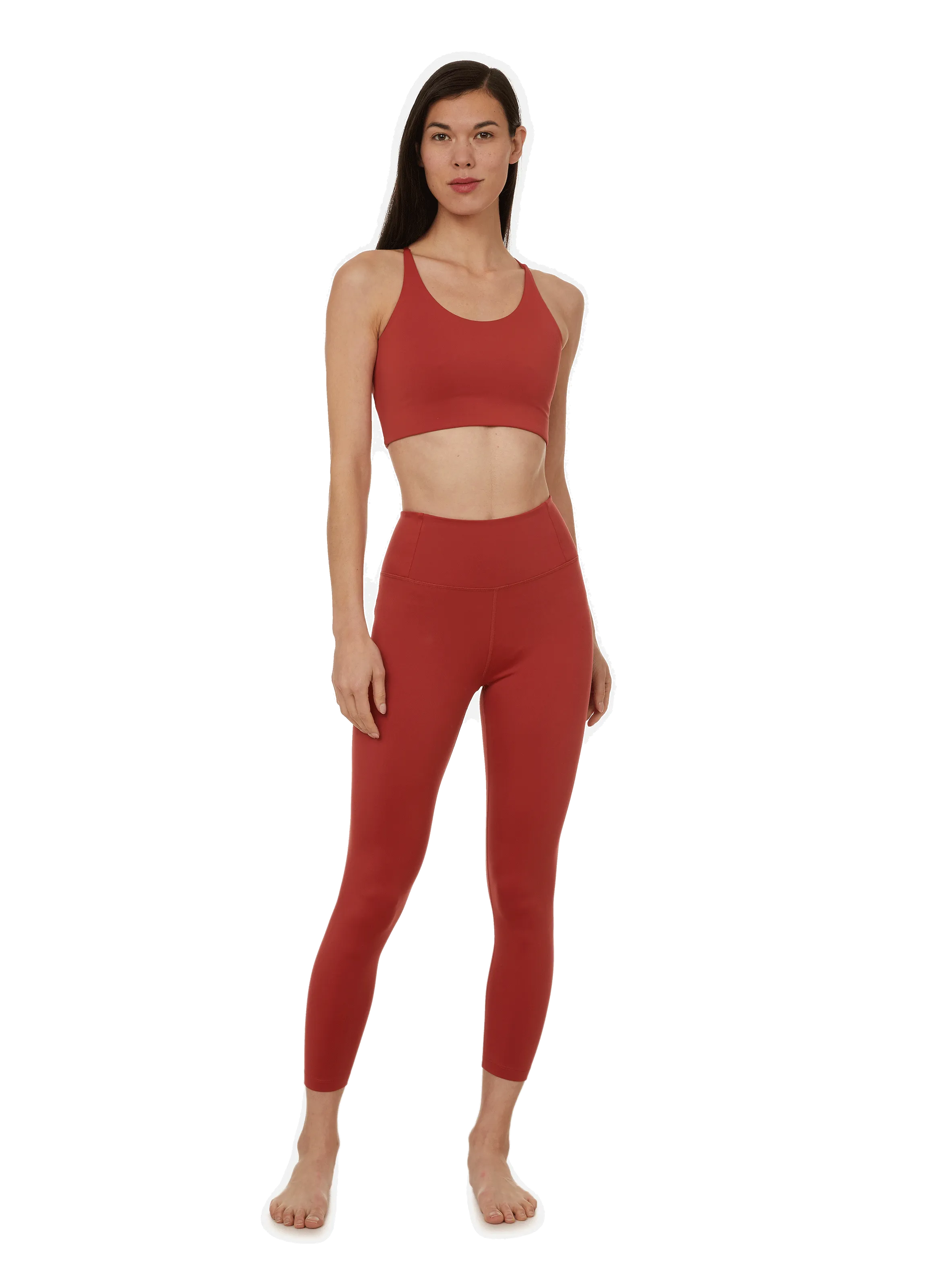 GIRLFRIEND COLLECTIVE  High-waisted leggings - Red