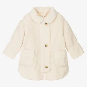 Girls Faux Shearling Coat