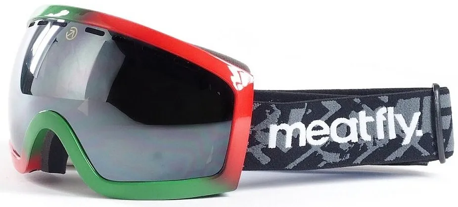 glasses Meatfly Sphere 2 - Rasta/Black Chrome