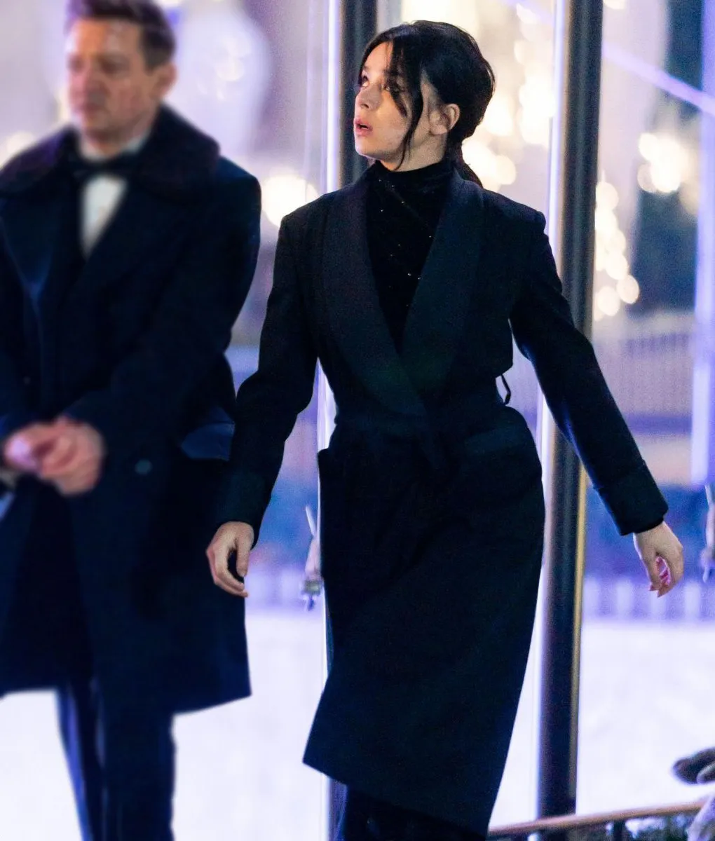 Hawkeye Kate Bishop Black Coat | Hailee Steinfeld Coat