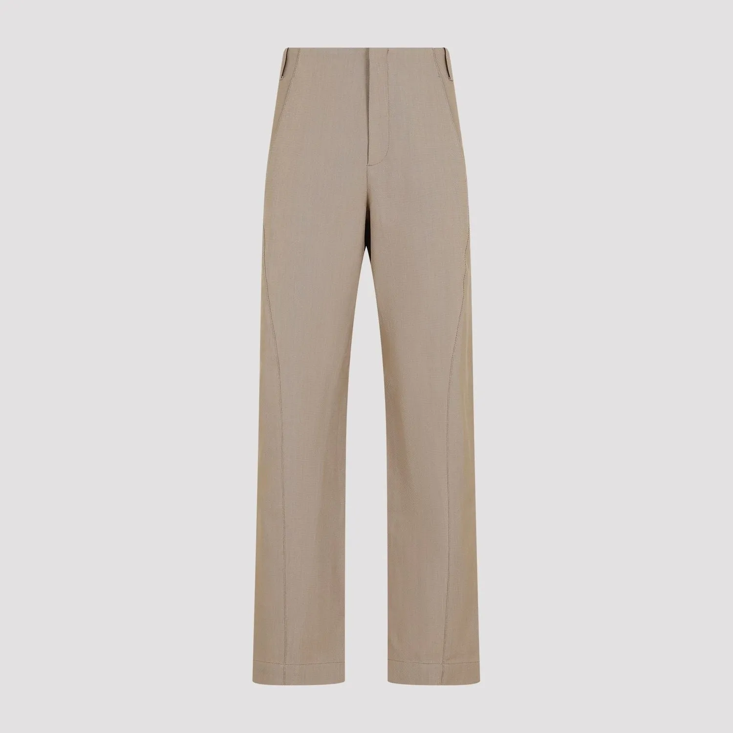 JACQUEMUS Elegant Neutral Scala Trousers