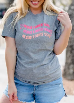 Jadelynn Brooke Jesus Loves You Graphic Tee