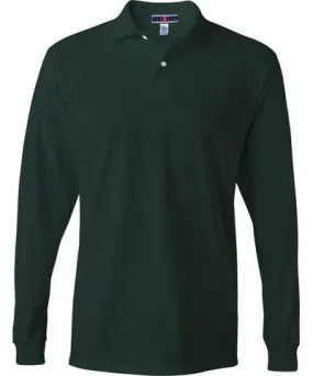 JERZEES SpotShield 50/50 Long Sleeve Polo