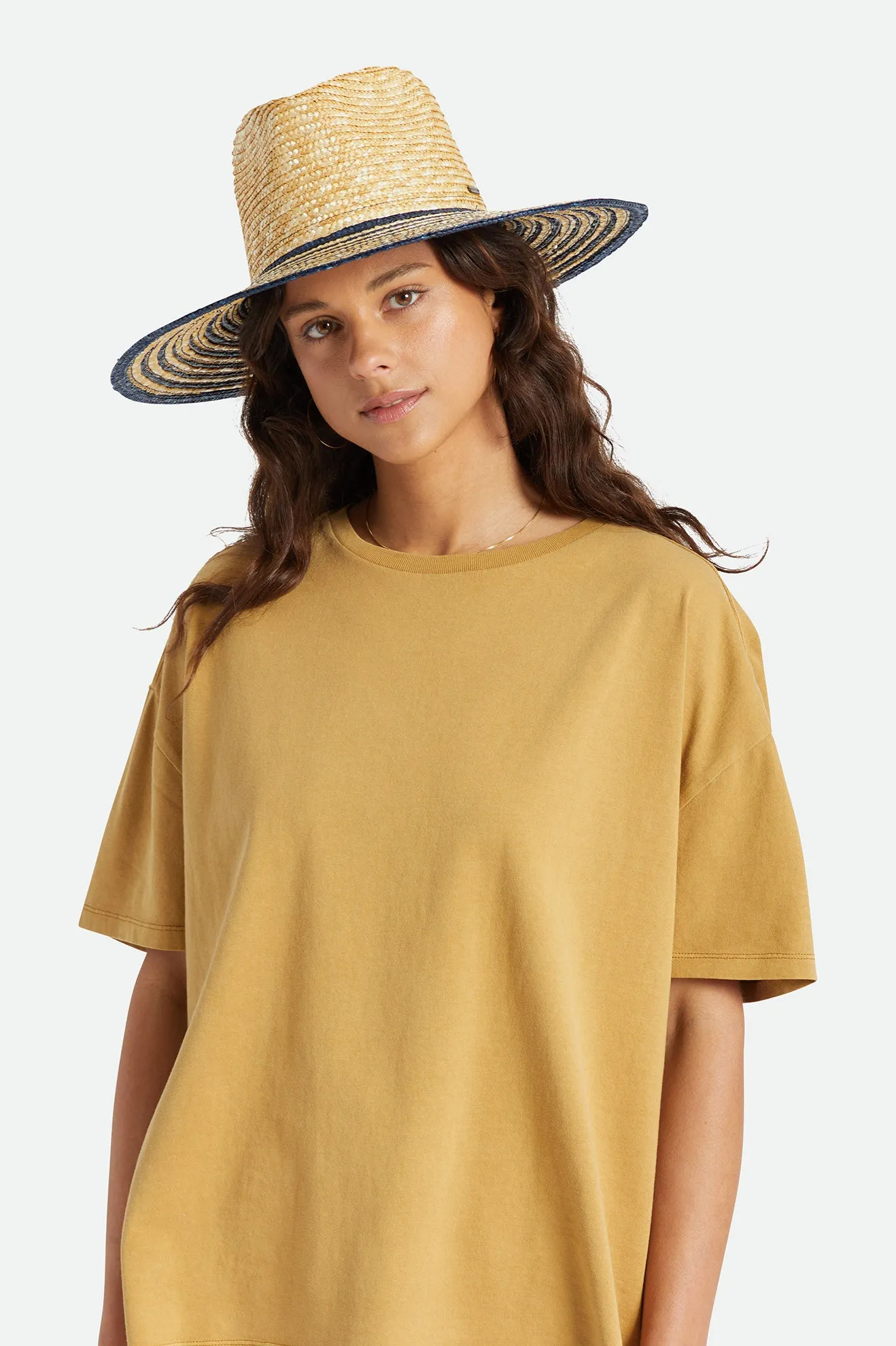 Joanna Festival Hat - Honey/Joe Blue