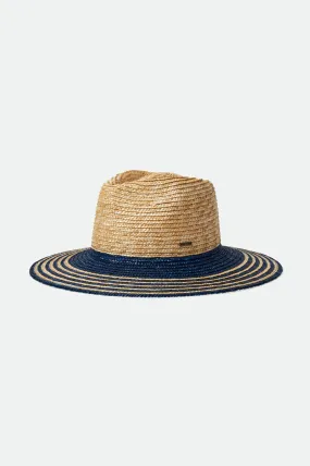 Joanna Festival Hat - Honey/Joe Blue