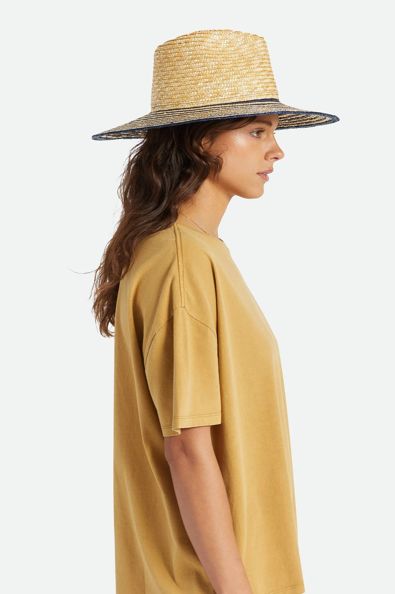 Joanna Festival Hat - Honey/Joe Blue